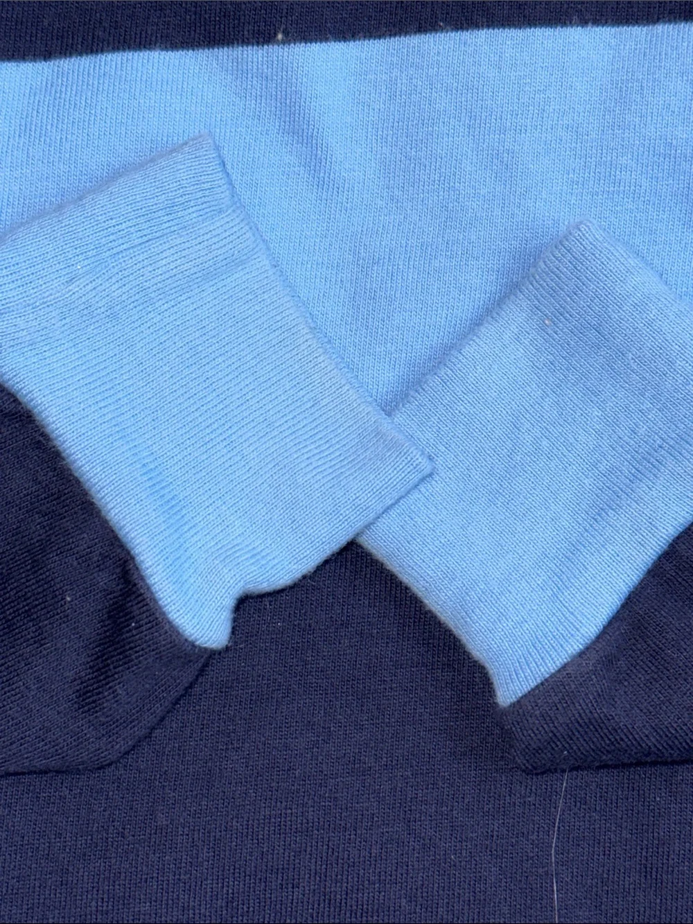🐎 Ralph Lauren Boys Rugby Polo in Light Blue and Navy Stripes 5